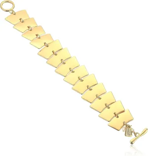 Robert Lee Morris "Tenacious Tortoise Geometric Toggle Bracelet