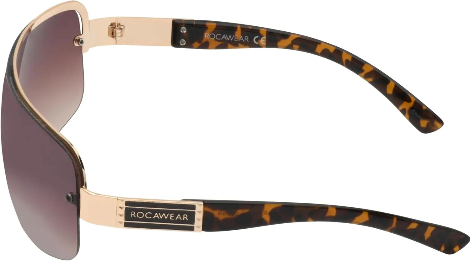 Rocawear Metal Shield UV400 Protective Rectangular Sunglasses.