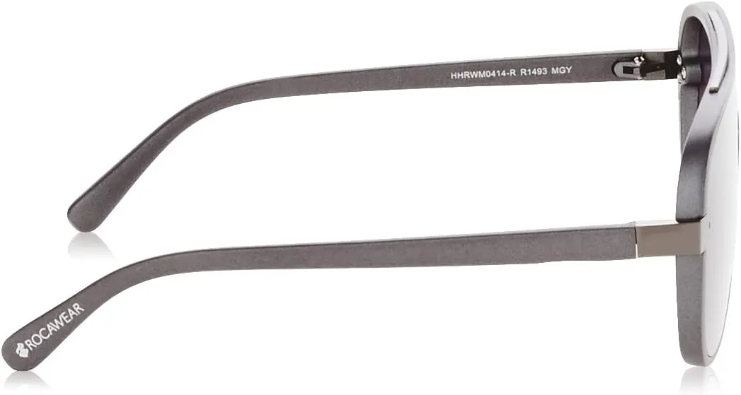 Rocawear Modern UV Protective Aviator Shield Sunglasses