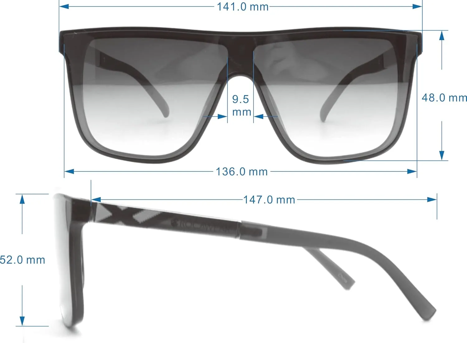 Rocawear Protective Square Sunglasses