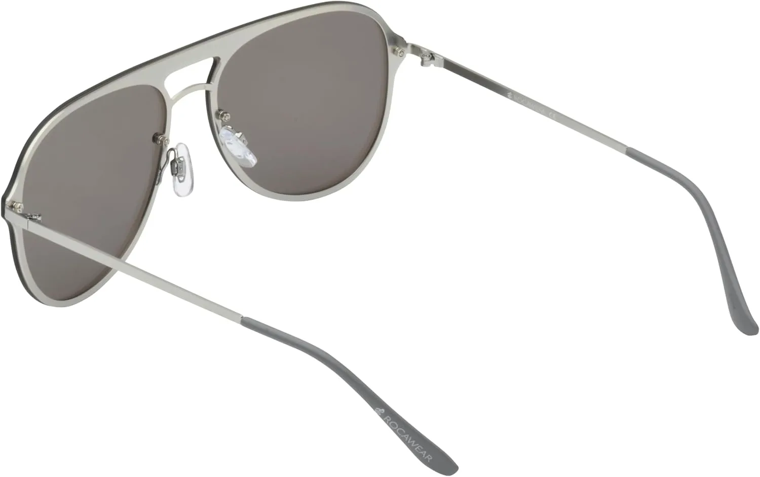 Rocawear R1522 Stainless Metal Shield Uv400 Protective Aviator Pilot Sunglasses. Gifts for Men with Flair, 150 Mm