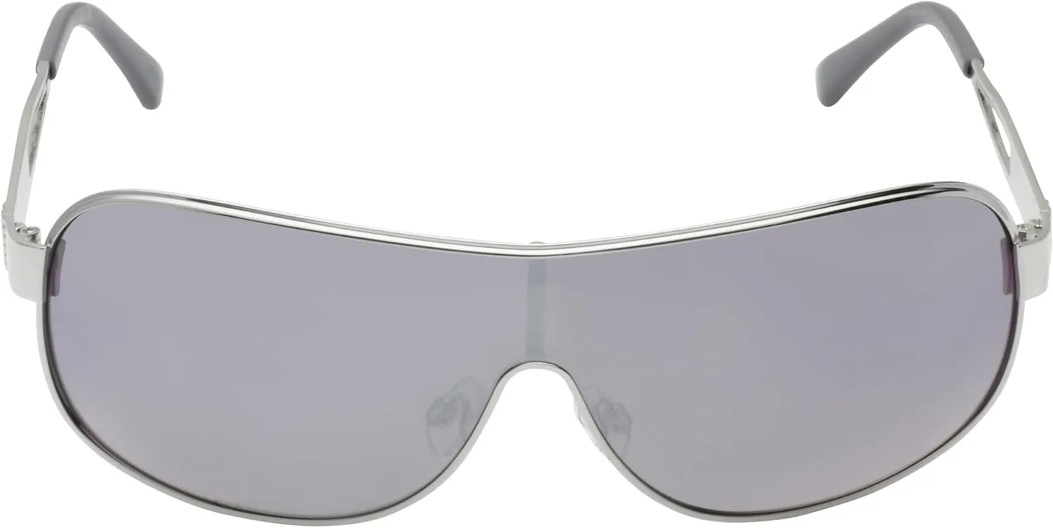 Rocawear R1532 Metal Wrap Uv400 Protective Rectangular Shield Sunglasses. Gifts for Men with Flair, 135 Mm