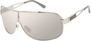 Rocawear R1532 Metal Wrap Uv400 Protective Rectangular Shield Sunglasses. Gifts for Men with Flair, 135 Mm