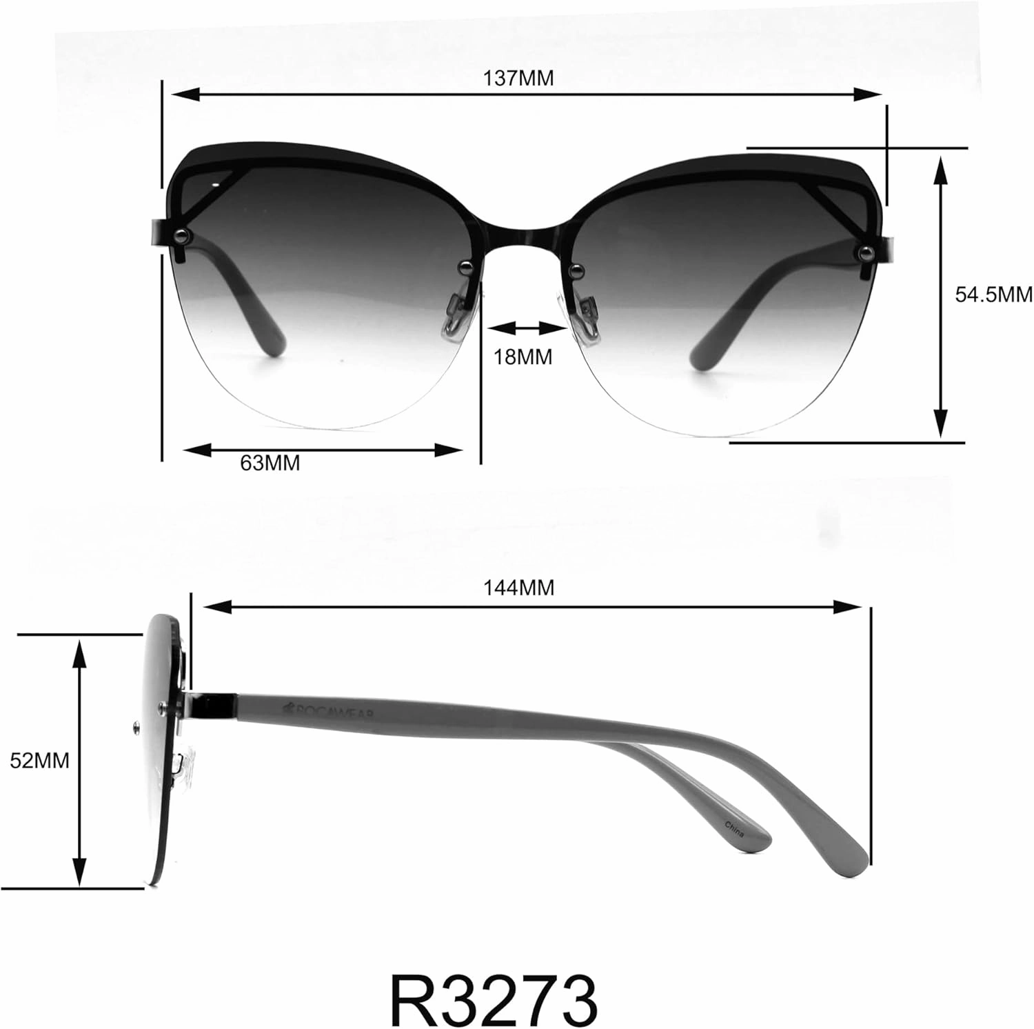 Rocawear Cat Eye Sunglasses