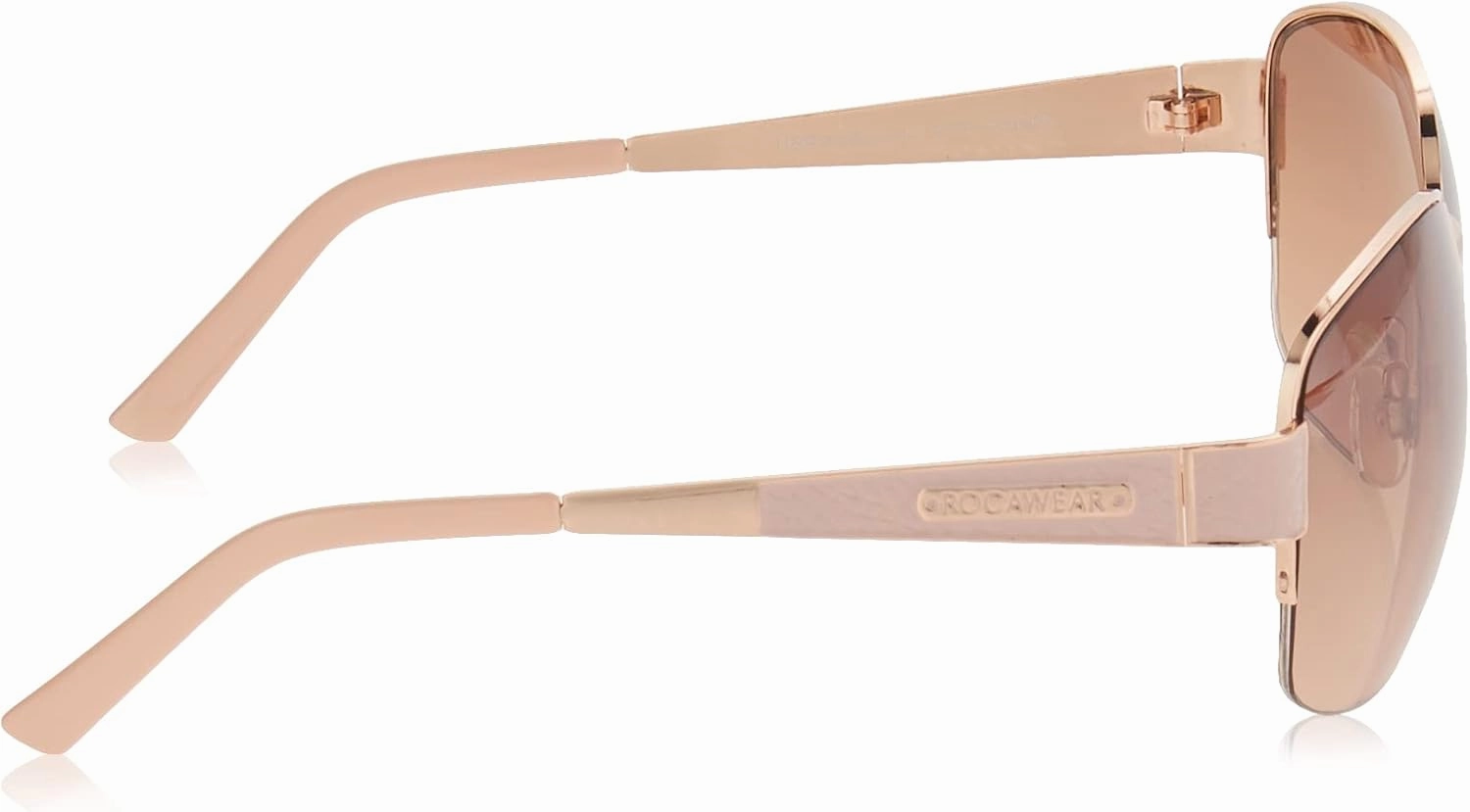 Rocawear Mens Semi-Rimless Rectangular Metal Sunglasses