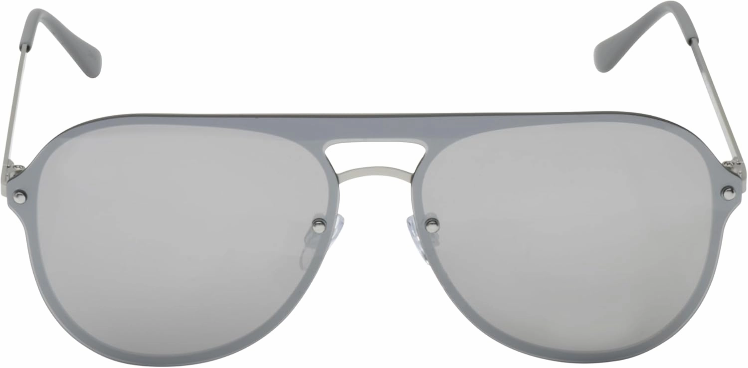 Rocawear R1522 Stainless Metal Shield Uv400 Protective Aviator Pilot Sunglasses. Gifts for Men with Flair, 150 Mm