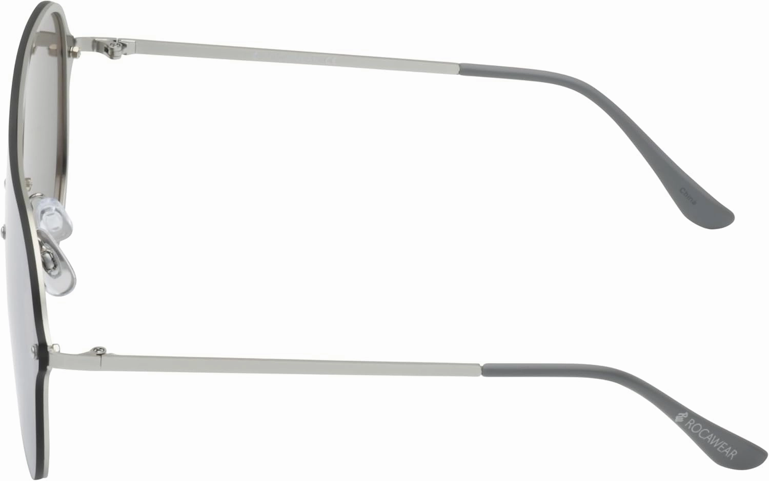 Rocawear R1522 Stainless Metal Shield Uv400 Protective Aviator Pilot Sunglasses. Gifts for Men with Flair, 150 Mm