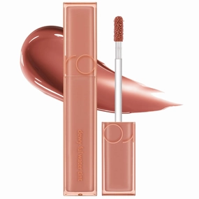 rom&nd beauty Dewy·ful Water Tint - K Beauty Lightweight & Moisturizing Korean Lip Stain - Long Lasting, Non-Sticky Glossy Lip Makeup with Squalane 0.18 oz (#12 Canyon)