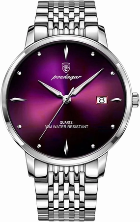 RORIOS Business Mens Watch Analog Quartz Minimalist Calendar Wristwatches for Men