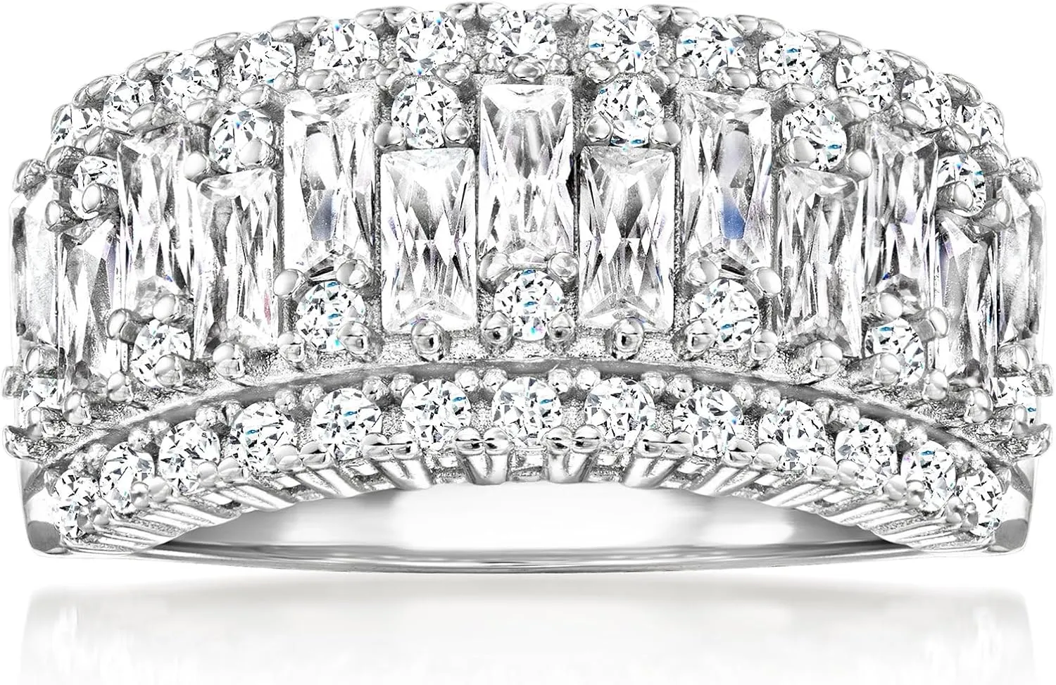 Ross-Simons 2.40 ct. t.w. CZ Ring in Sterling Silver