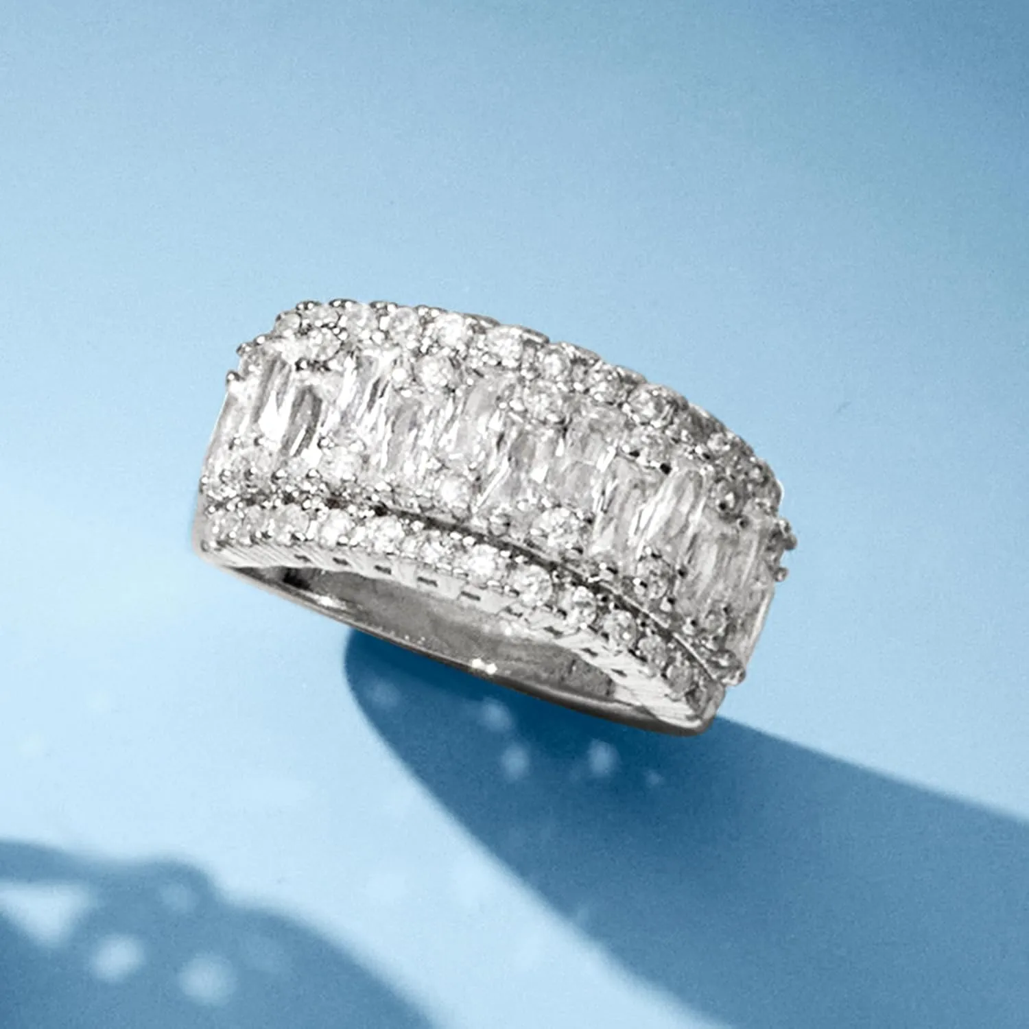 Ross-Simons 2.40 ct. t.w. CZ Ring in Sterling Silver