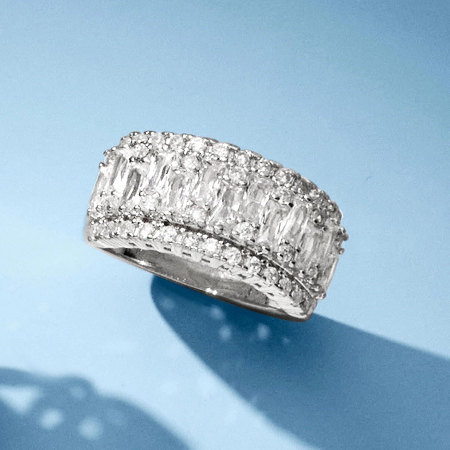 Ross-Simons 2.40 ct. t.w. CZ Ring in Sterling Silver