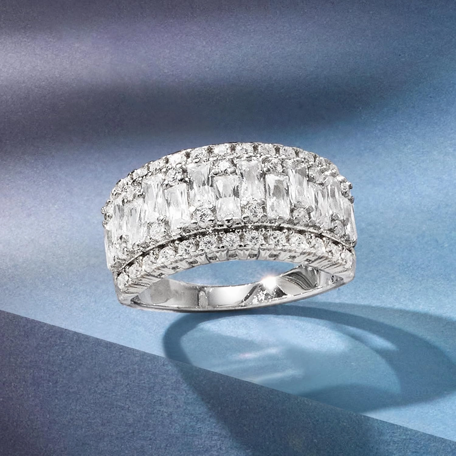 Ross-Simons 2.40 ct. t.w. CZ Ring in Sterling Silver