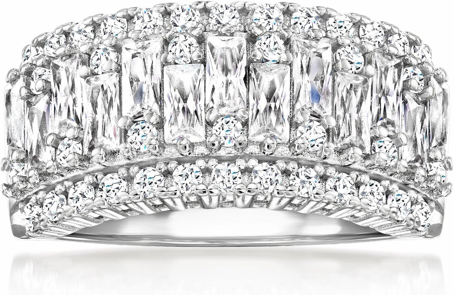 Ross-Simons 2.40 ct. t.w. CZ Ring in Sterling Silver