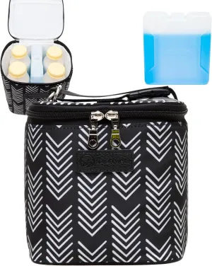 Sarah Wells Cold Gold Breastmilk Cooler with Ice Pack