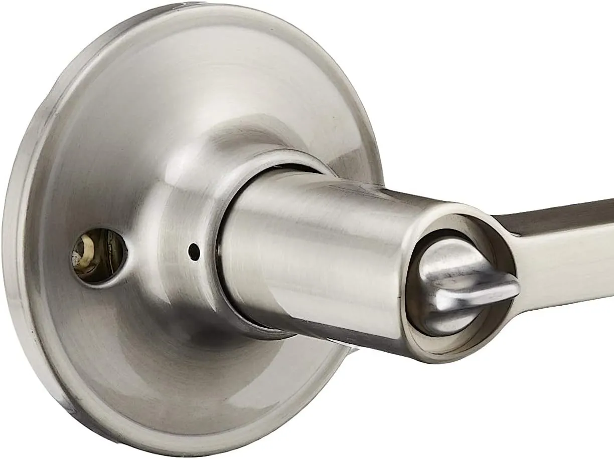 SCHLAGE Dexter by Schlage J54SOL619 Solstice Keyed Entry Lever, Satin Nickel
