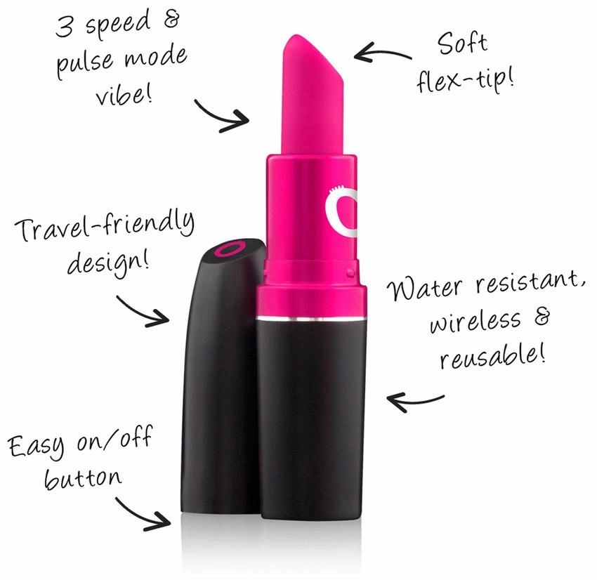Screaming O My Secret Vibrating Lipstick - Pink