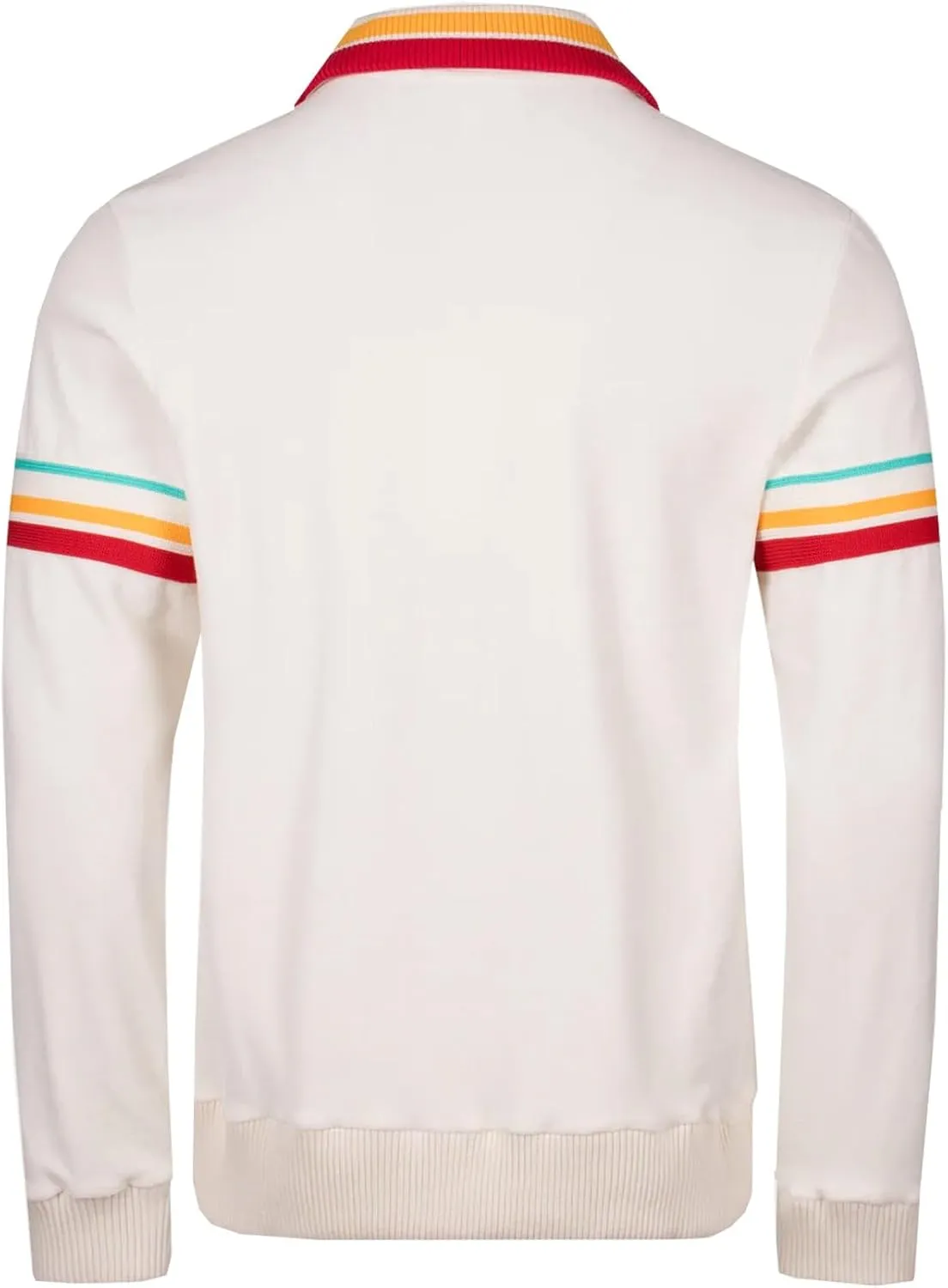 Sergio Tacchini Slice Velour Track Top Jacket Gardenia/Gold