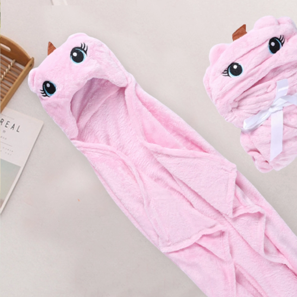 Sheath Blush Pink Fleece Hoodie Baby Blanket