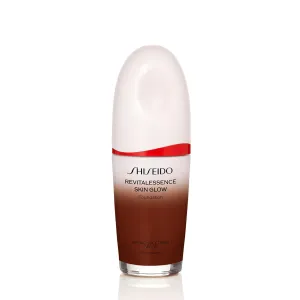 Shiseido RevitalEssence Skin Glow Foundation SPF 30, 550 Jasper - Buildable, Medium Coverage - 24-HR Hydration & 12-HR Wear - Transfer, Crease & Fade Resistant - Non-Comedogenic - All Skin Types