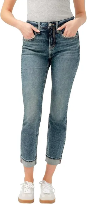 Silver Jeans Co. Women's Beau High Rise Slim Leg Jeans