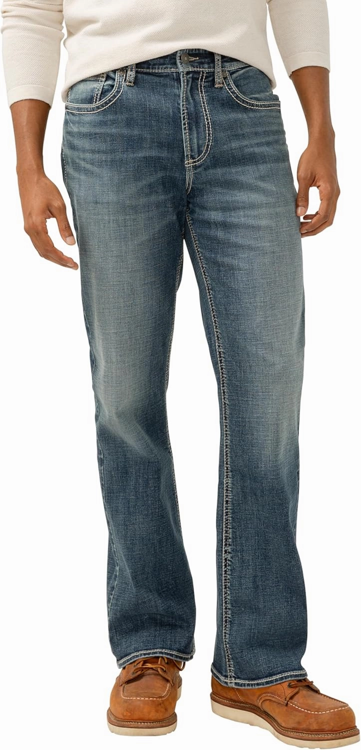 Silver Jeans Co. Men's Craig Classic Fit Bootcut Jeans