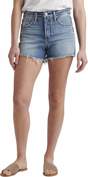 Silver Jeans Co. Women's Beau Mid Rise Short