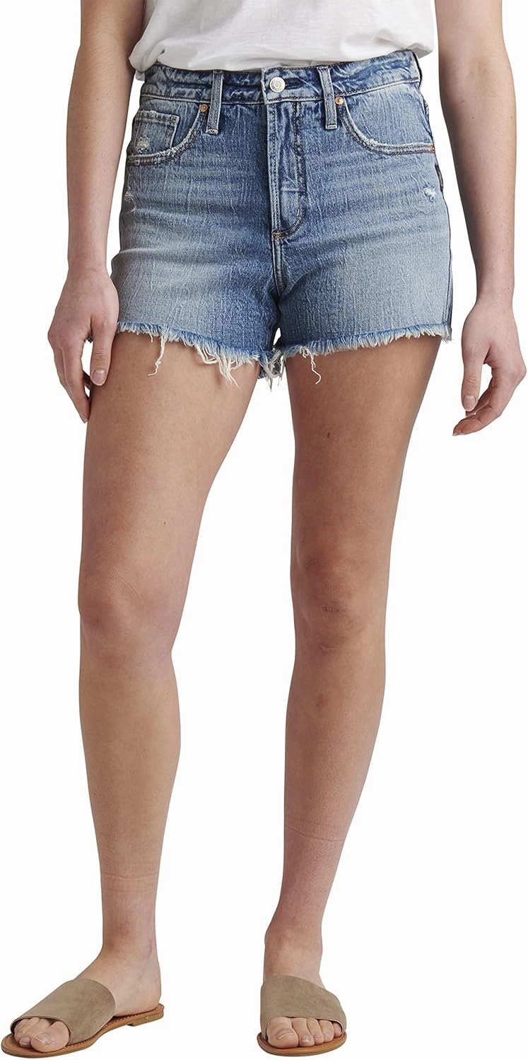 Silver Jeans Co. Women's Beau Mid Rise Short