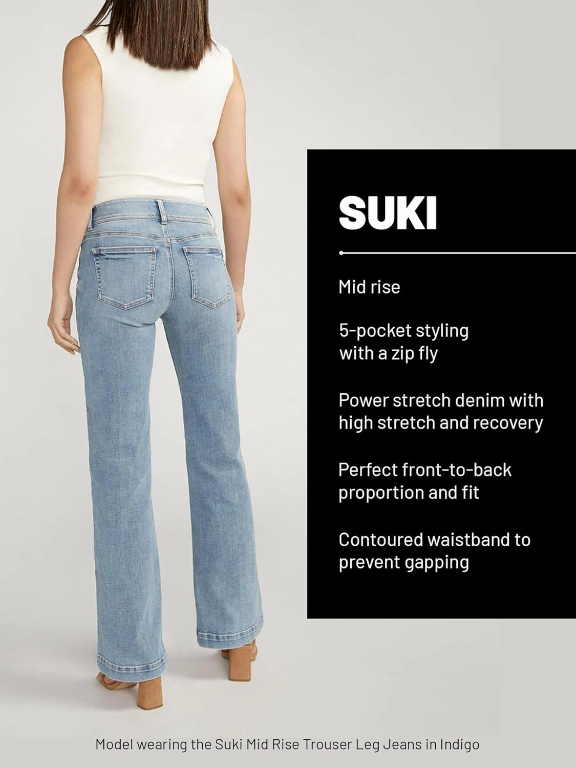 Silver Jeans Co. Women's Plus Size Suki Mid Rise Curvy Fit Bootcut Jeans