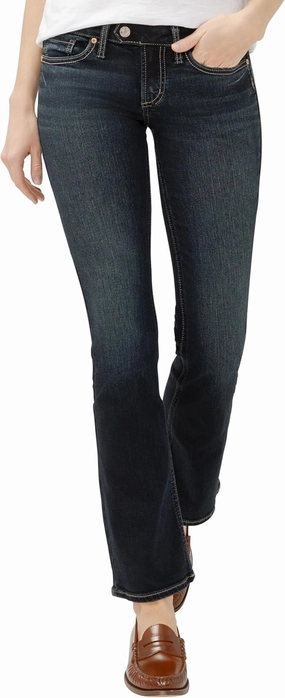 Silver Jeans Co. Women's Tuesday Low Rise Slim Bootcut Jeans