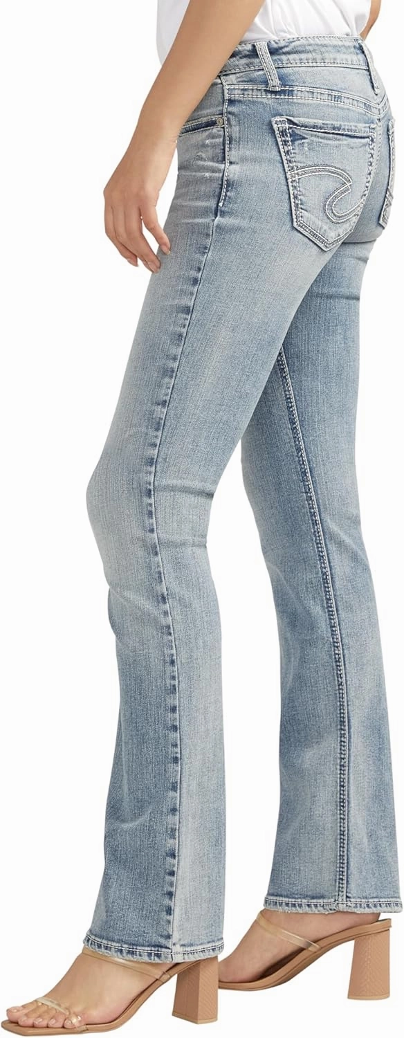 Silver Jeans Co. Women's Tuesday Low Rise Slim Bootcut Jeans