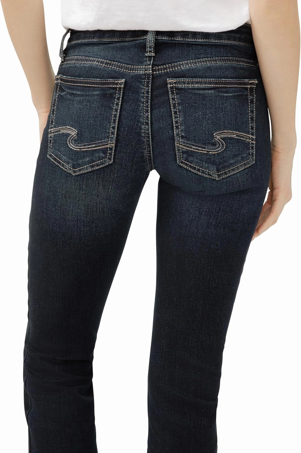 Silver Jeans Co. Women's Tuesday Low Rise Slim Bootcut Jeans