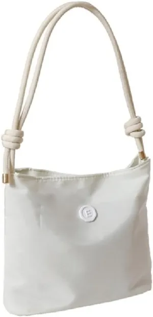 Single Shoulder Tote Bag with Magnetic Closure Handbag for Carrying Phone Lipstick Keys for Ladies Nylon Shoulder Bag