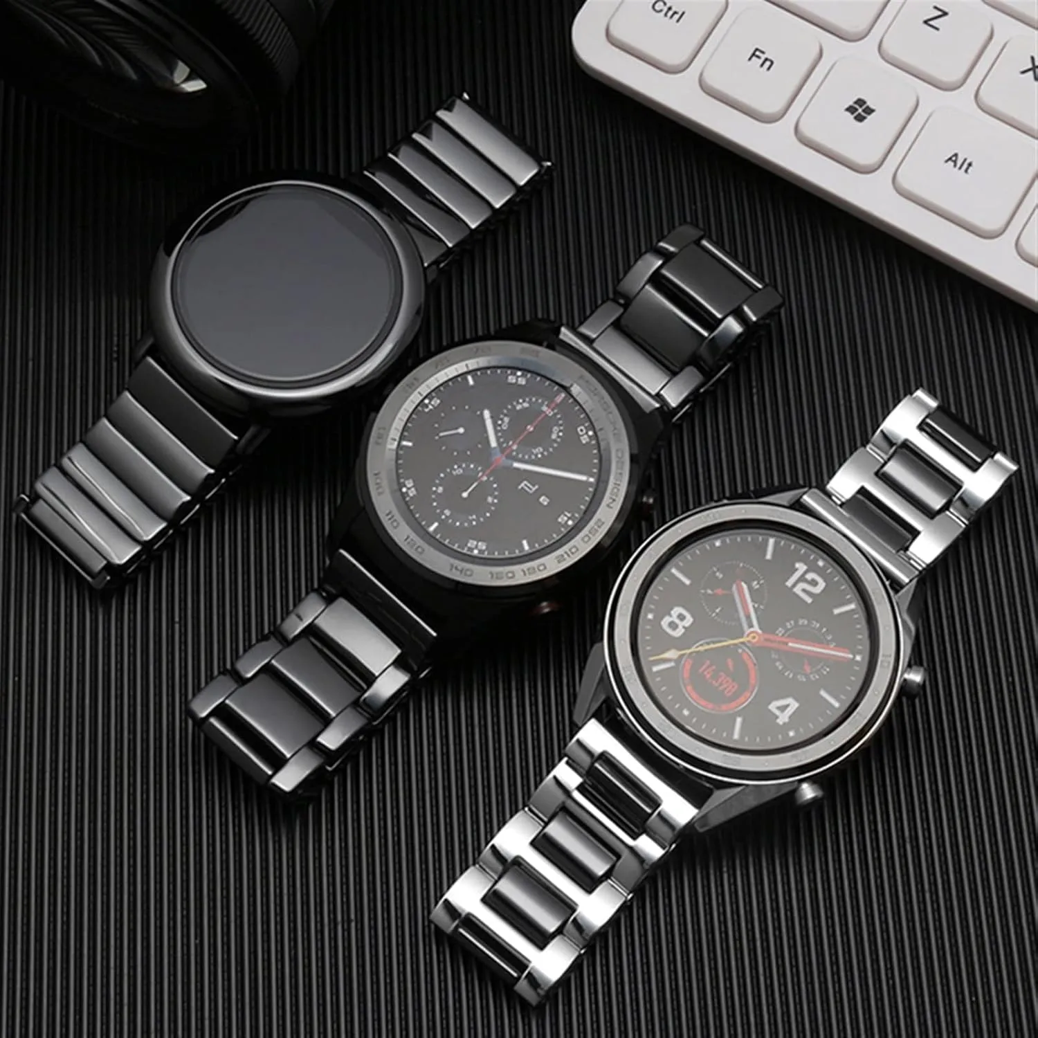 Smart watchband 20mm 22mm Ceramic bracelet For gear S2 S3 S4 Replacement Strap For watch2 Pro gt2 magic bands