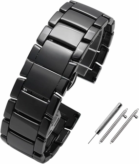 Smart watchband 20mm 22mm Ceramic bracelet For Samsung gear S2 S3 S4 Replacement Strap For HUAWEI watch2 Pro gt2 magic bands