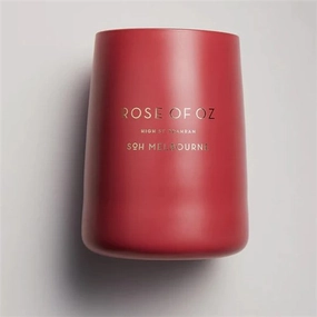 SoH Rose of Oz Rouge Matte Glass Candle 350g