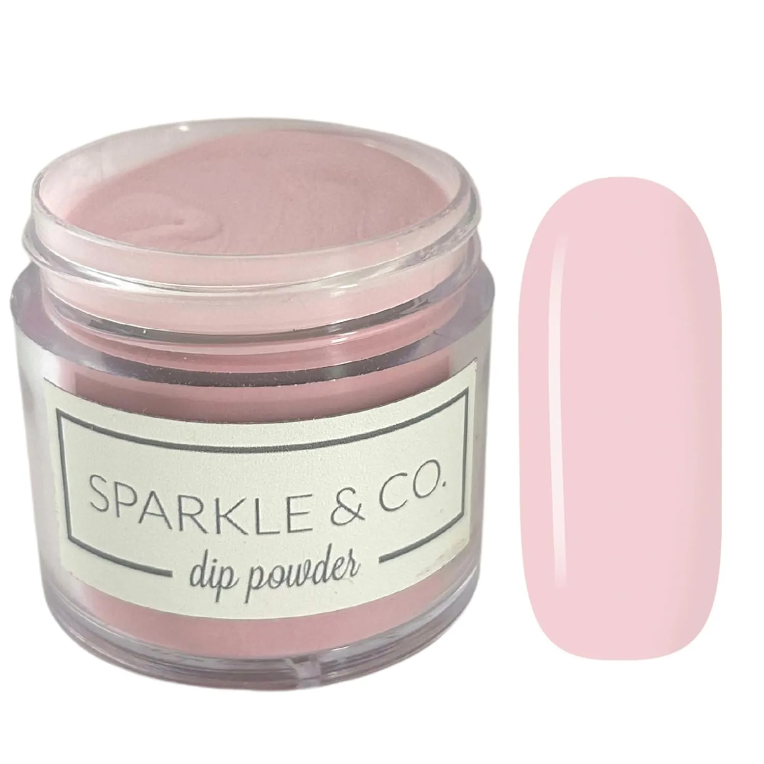 Sparkle & Co. Dip Powders – dp.165 Blushing Bride (Jelly Mauve) 1 Ounce Dipping Powder Jar For Manicure DIY Spring Shade, No Lamp Needed