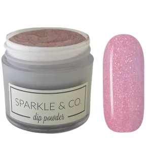 Sparkle & Co. Dip Powders – dp.288 Dream Makeup Room (Mauve Shimmer) 1 Ounce Dipping Powder Jar For Manicure DIY Spring Shade, No Lamp Needed