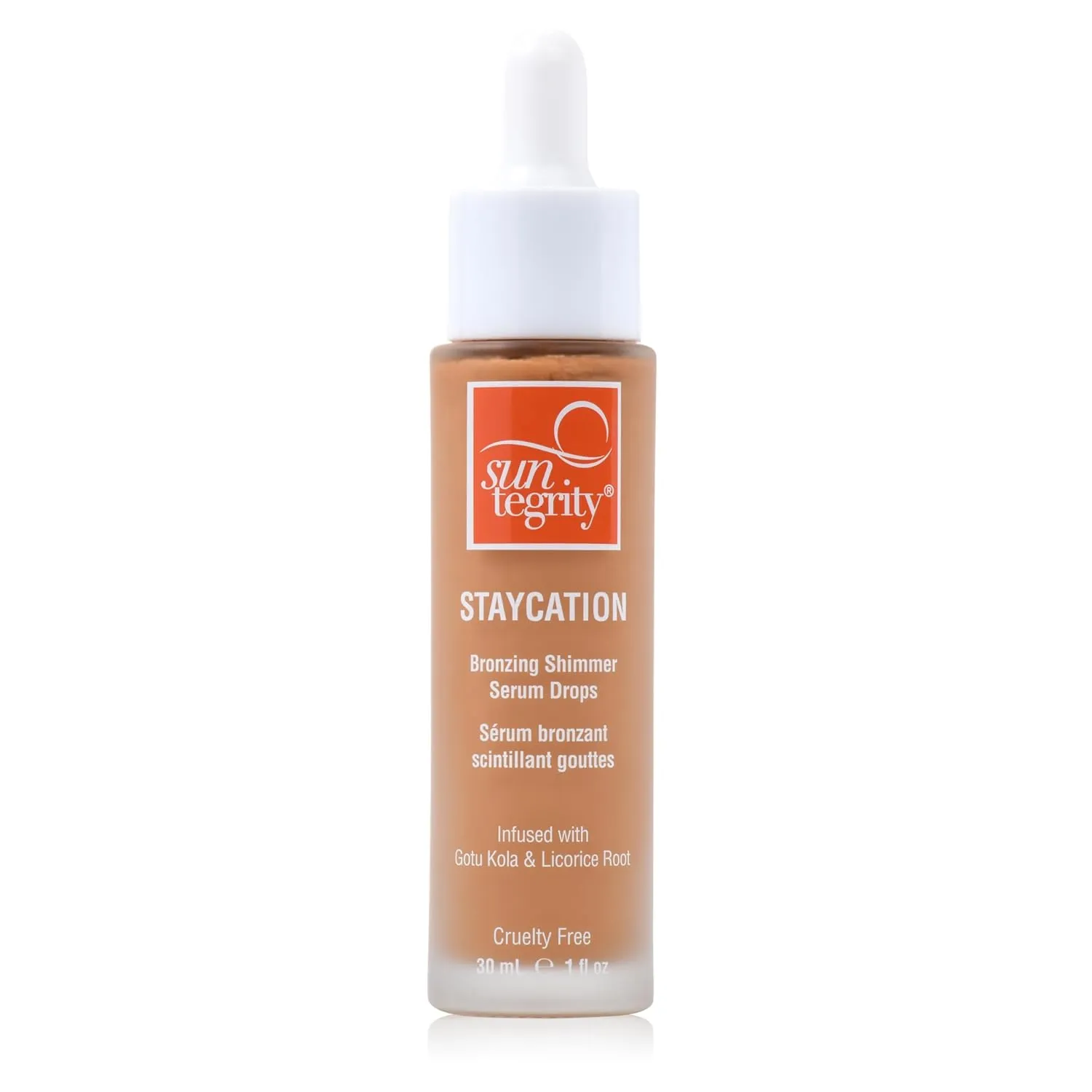 Staycation - Botanical Bronzing Shimmer Serum Drops for Face & Body by Suntegrity