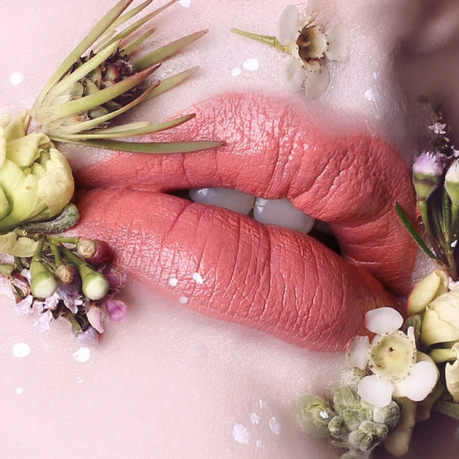 SUZY.-Miss Olivia Apricot  Satin Luxe Formula Lipstick