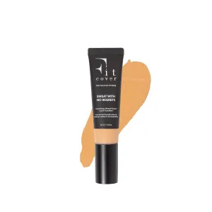 Sweat-Proof Liquid Foundation - Long-Lasting, Buildable, Matte Finish, SPF 15 , Mineral-Infused, Non-Comedogenic, Lightweight, 24-Hour Coverage, Vegan Make Up (Nourish)