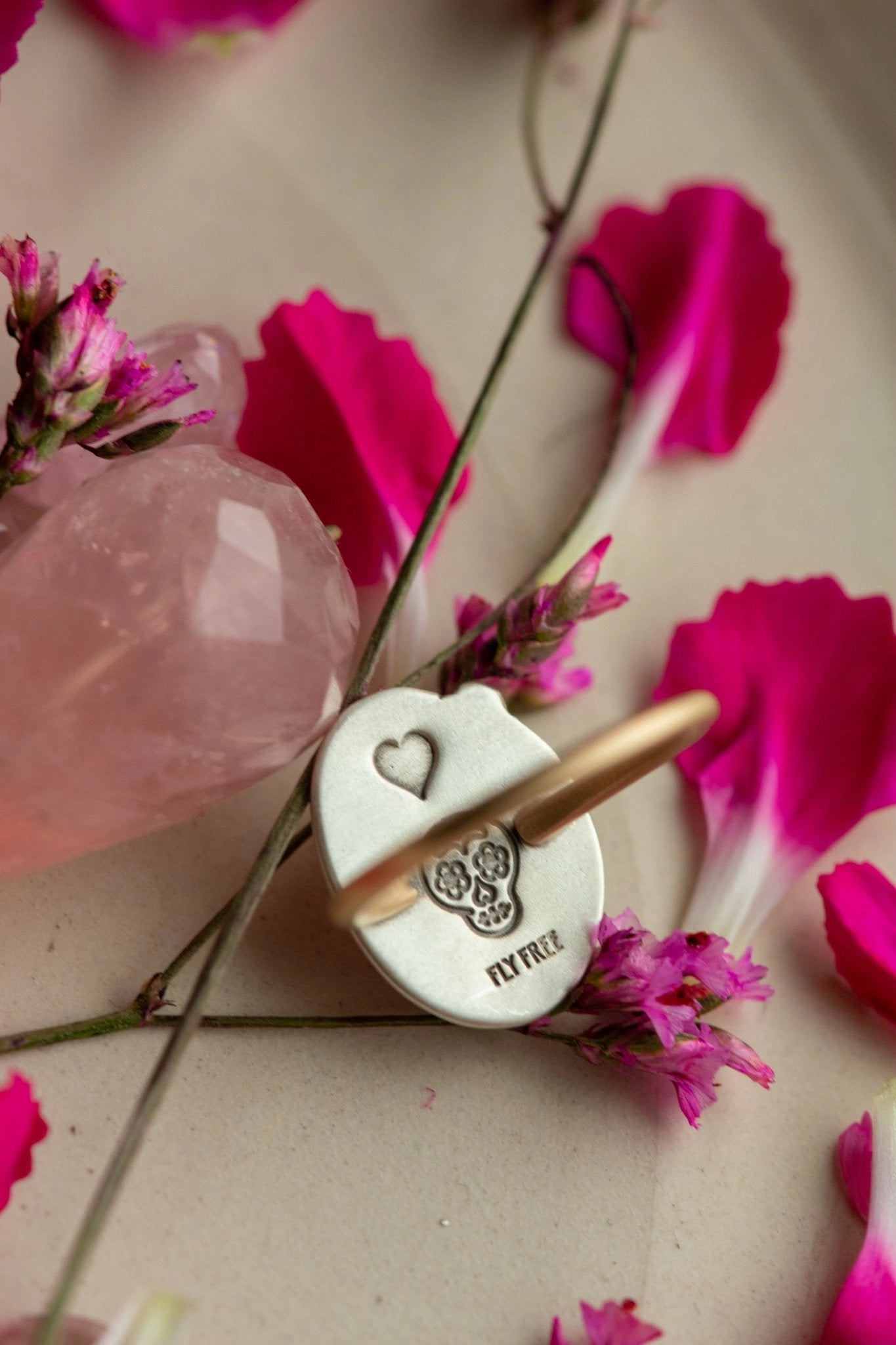 SWEET ROSE QUARTZ RING