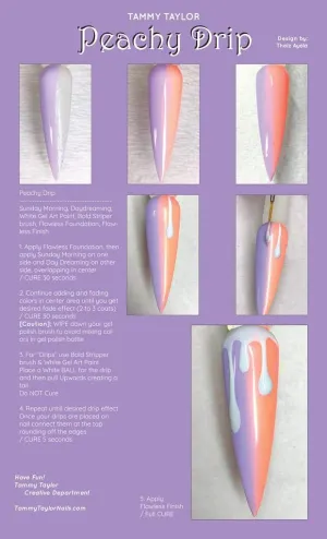 Tammy Taylor Eclectic Summer | Peachy Drip Step by Step Bundle Kit