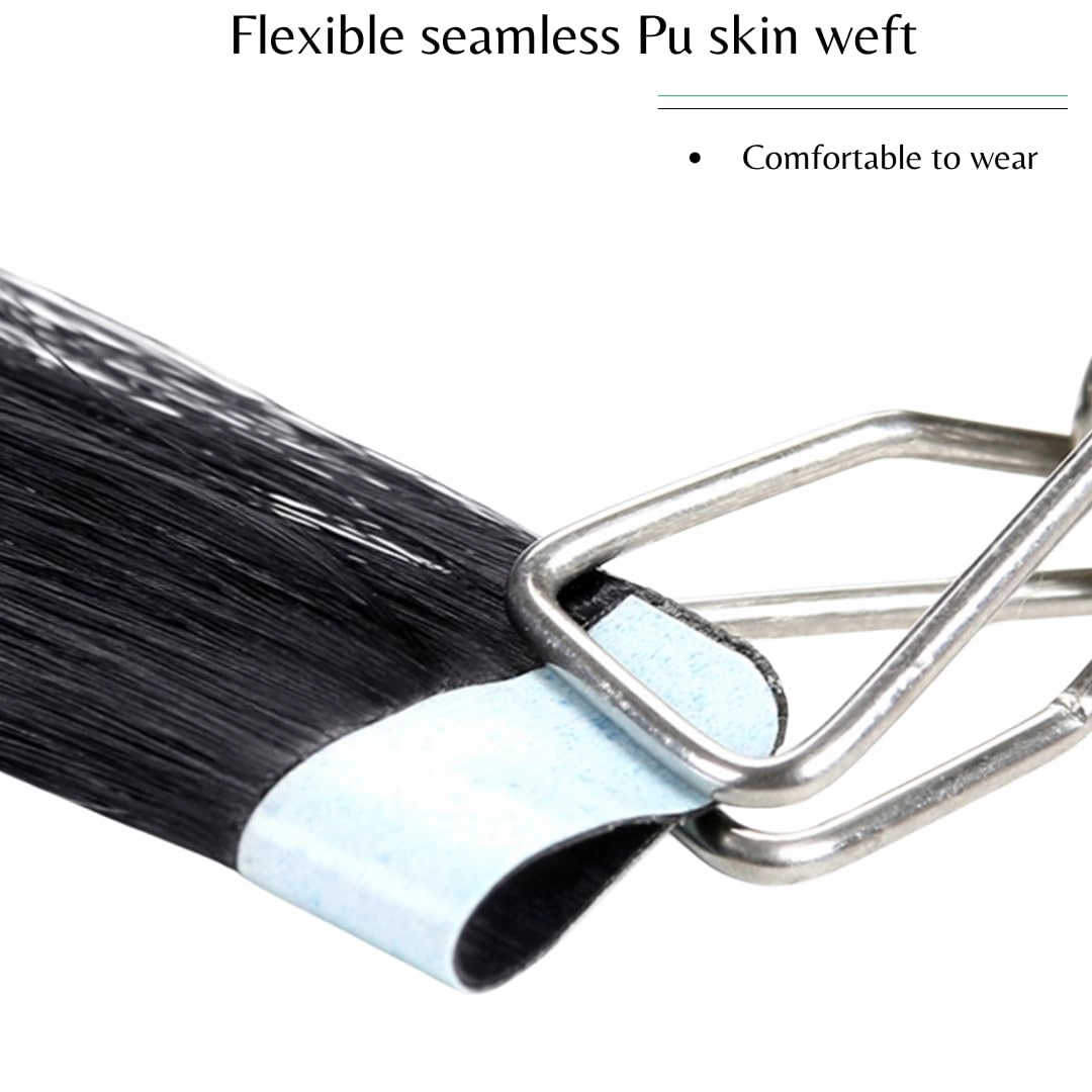 Tape in Hair Extensions, Real Natural Remy Human Hair, Seamless Straight Pu Skin Weft, 14 Inch 40 Gram 20 Pieces, Ombre Black to Silver Grey