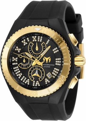 TechnoMarine Men's Cruise Star TM119016 Quartz Watch, Japanese (Black)