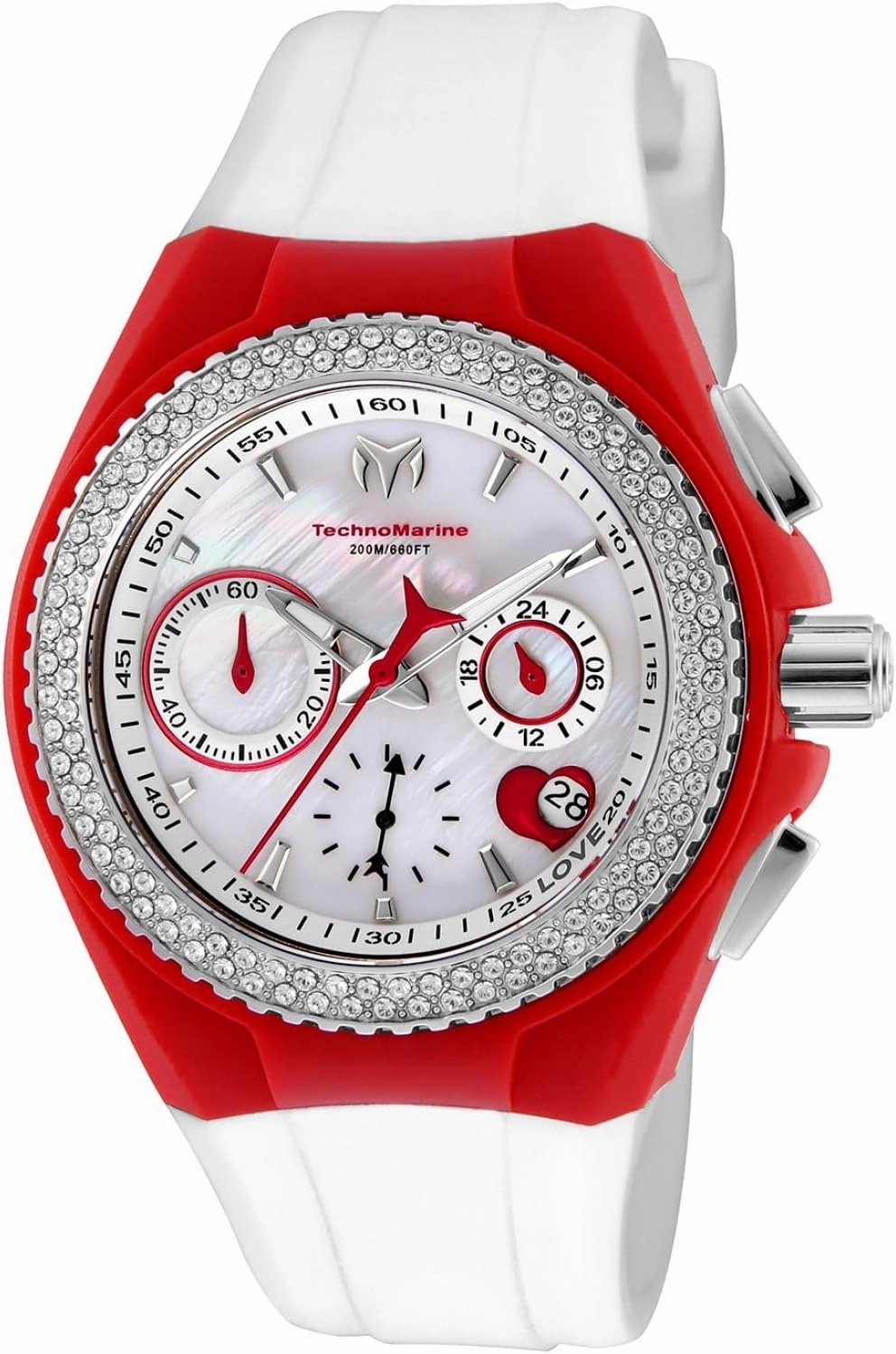 Technomarine Women's TM-117001 Cruise Analog Display Quartz Red Watch Set