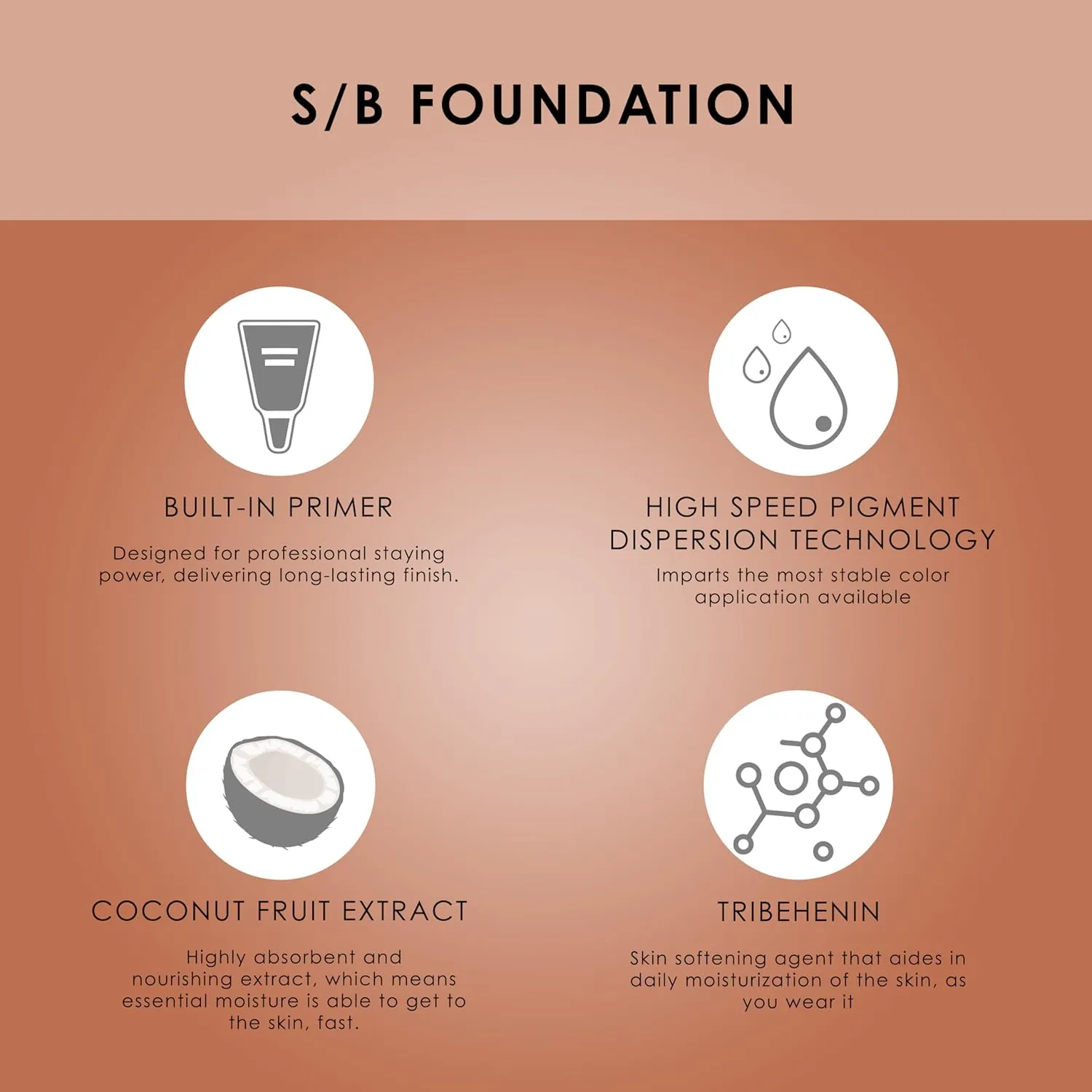 TEMPTU S/B Silicone-Based Airbrush Foundation: Professional Long-Wear Liquid Makeup, Sheer To Full Coverage For A Hydrated, Healthy-Looking Glow & Luminous, Dewy Finish On All Skin Types, 009 Natural Mocha, 1 Fl Oz