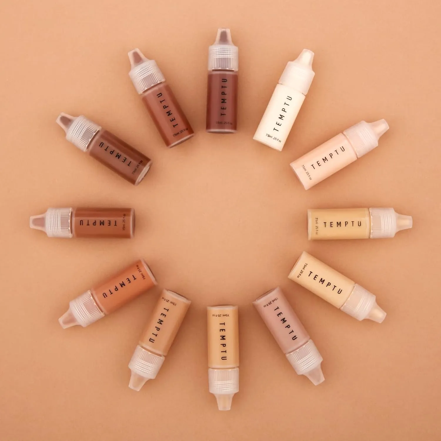 TEMPTU S/B Silicone-Based Airbrush Foundation: Professional Long-Wear Liquid Makeup, Sheer To Full Coverage For A Hydrated, Healthy-Looking Glow & Luminous, Dewy Finish On All Skin Types, 009 Natural Mocha, 1 Fl Oz