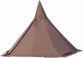 Tents Outdoor Tents Teepee with Stove Hole Family Pyramid Tent Camping Backpacking Hiking Mountaineering Heated Shelter, Green, 430X260CM