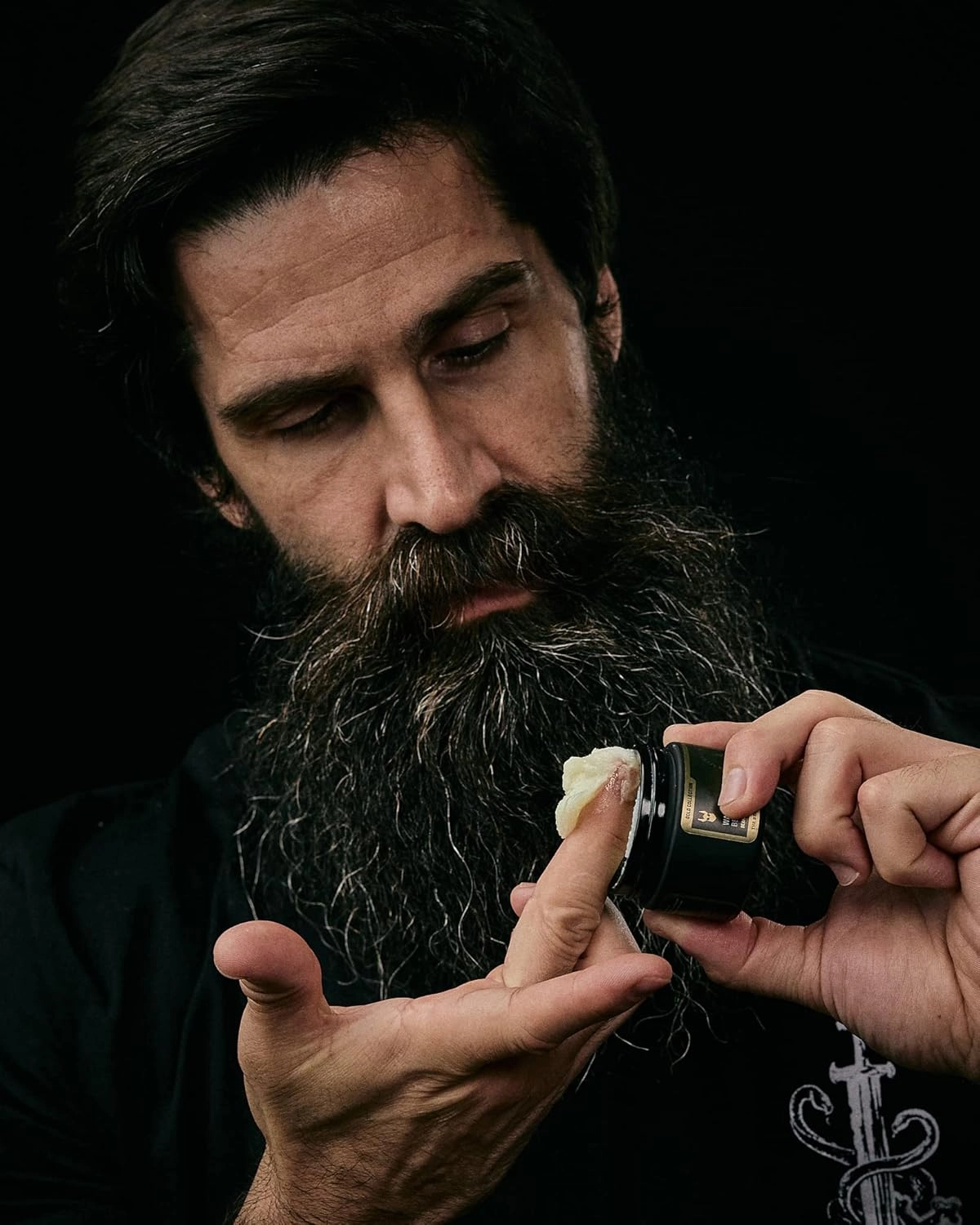 The Beard Struggle Men’s Beard Grooming Kit Includes Balm, Oil, Wash & Conditioner – Gold Collection, Asgardian Secret (8.11 fl oz)
